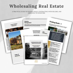 Wholesaling Real estate
