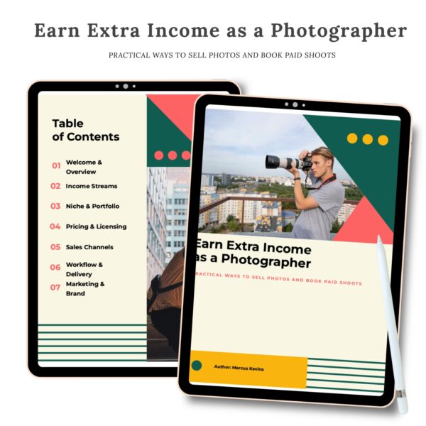 Earn extra income as a photographer